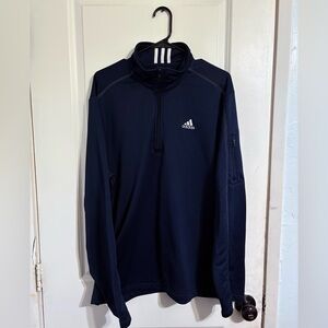 Adidas Dark Blue Half-Zip Pullover